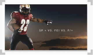 image of a football player showing college football ranking systems