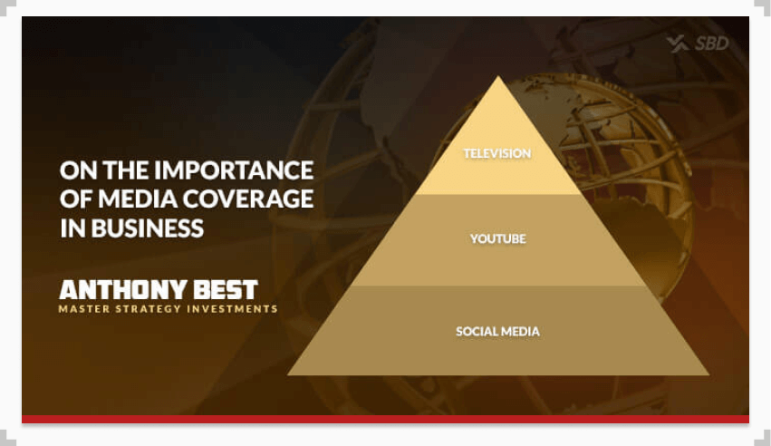 infographic outlining media coverage hierarchy