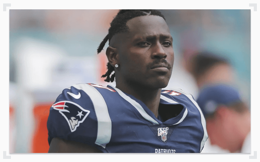 Antonio Brown with New England Patriots