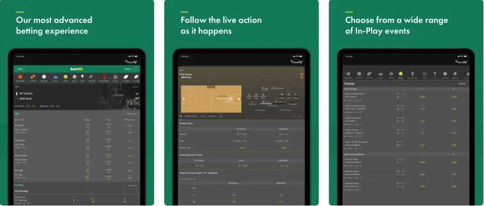 Bet365 App Store iPad screenshot