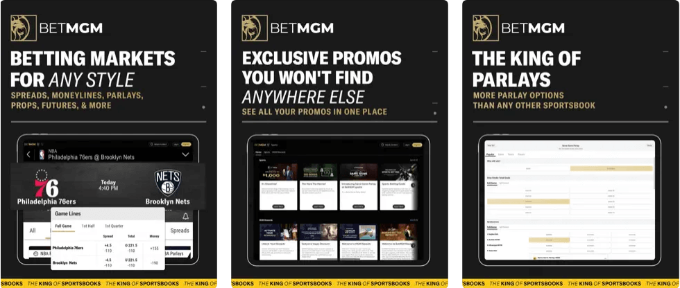 BetMGM App Store iPad screenshot