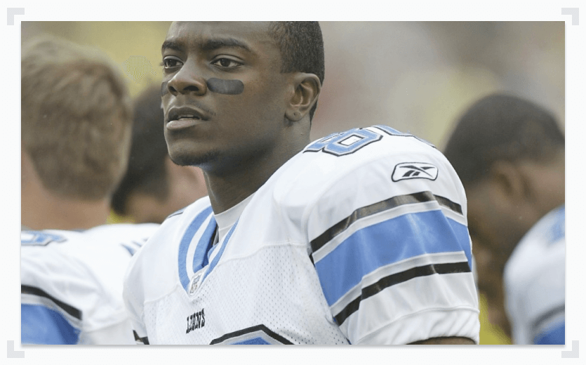 Charles Rogers on sideline