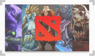 infographic showing carry heroes from the game dota 2
