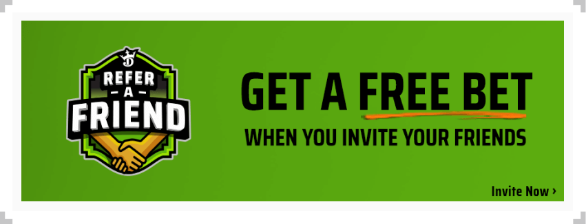 Screenshot of DraftKings Refer-A-Friend program