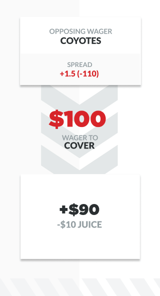 infographic illustrating how you can use bet hedging to mitigate losses