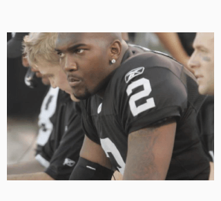 Jamarcus Russel on sideline