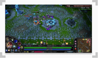 screenshot of league of legends gameplay