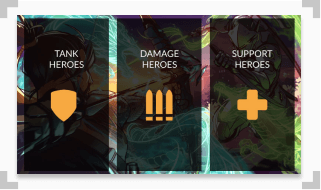 infographic outlining different roles in overwatch