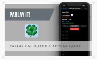A graphic showing a screenshot of the Parlay betting app