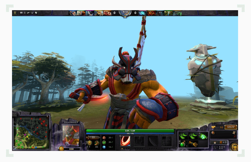 Dota 2 action shot