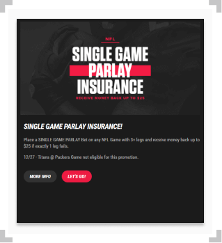 PointsBet same game parlay insurance terms and conditions