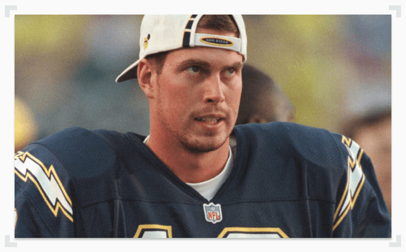 Ryan Leaf with backwards hat