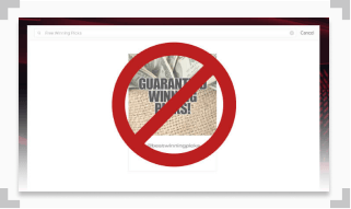 Photo showing an example of guaranteed wins at a handicapper
