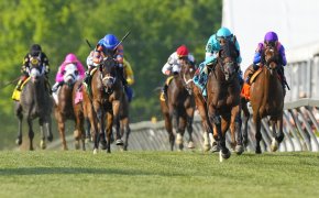 Nagirroc with Flavien Prat up (9) wins race 12