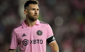 Inter Miami forward Lionel Messi (10) during the second half against Nashville SC