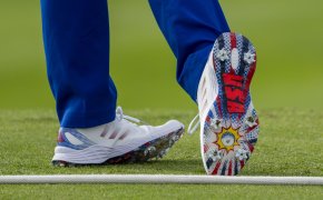 Adidas shoes worn by Team USA golfer Collin Morikawa