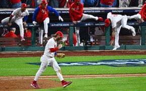 Phillies superstar slugger Bryce Harper.