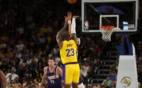 Los Angeles Lakers star LeBron James.