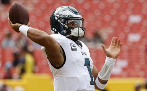 Philadelphia Eagles star quarterback Jalen Hurts.