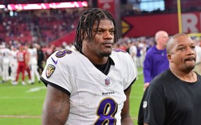 Baltimore Ravens star QB Lamar Jackson.