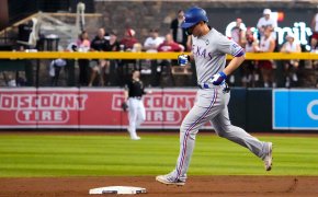 Texas Rangers star shortstop Corey Seager.