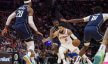 Houston Rockets guard Fred VanVleet drives against the Dallas Mavericks