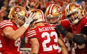 49ers RB Christian McCaffrey is given -213 odds to score a Super Bowl TD against the Chiefs